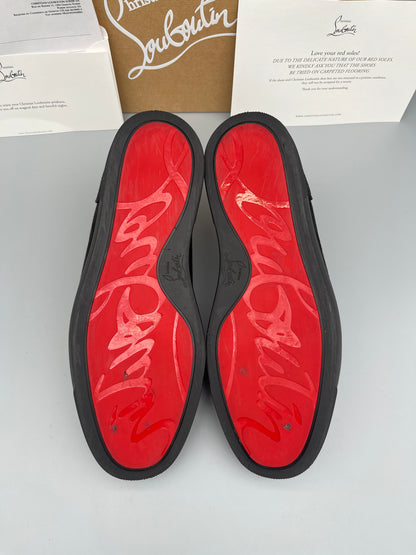 Christian Louboutin Louis Junior Spikes Sneaker Black | 44