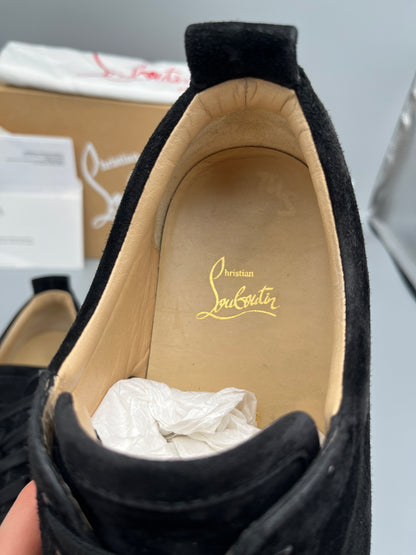 Christian Louboutin Louis Junior Spikes Sneaker Black | 44