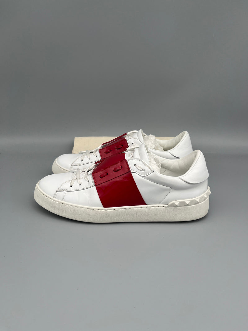 Valentino Open Sneaker Patent Red | 41