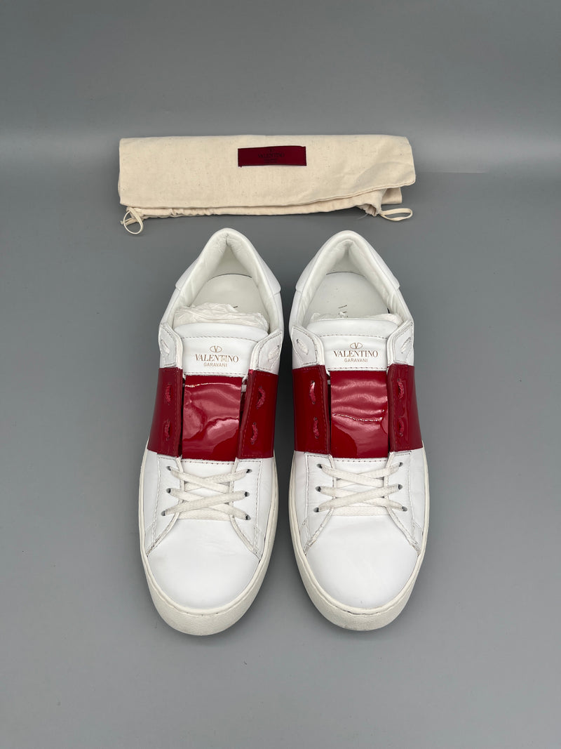 Valentino Open Sneaker Patent Red | 41