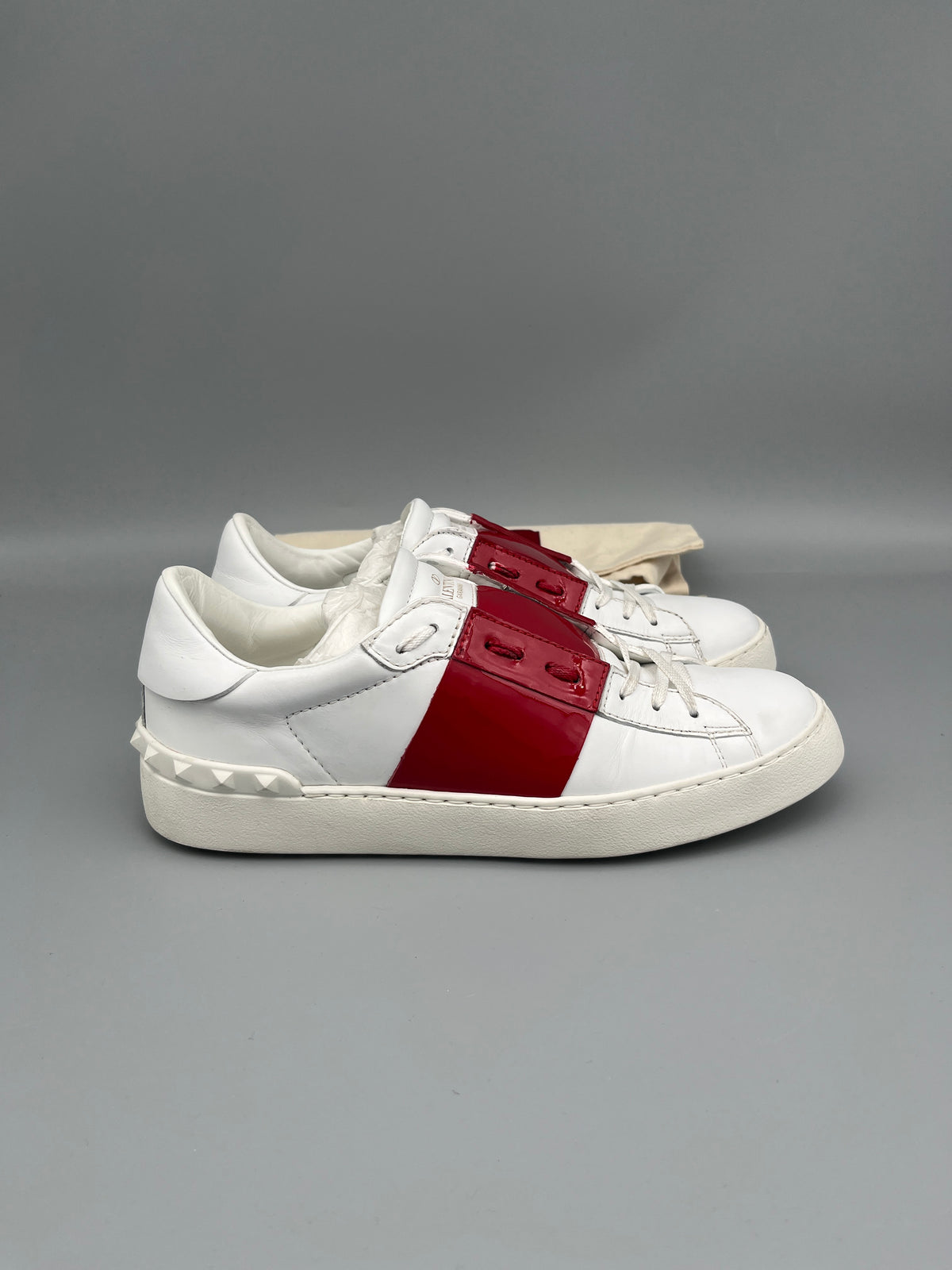 Valentino Open Sneaker Patent Red | 41