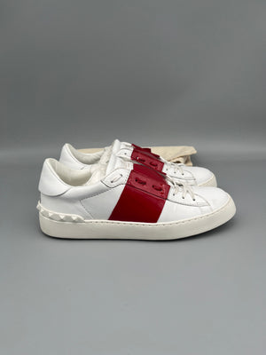 Valentino Open Sneaker Patent Red | 41