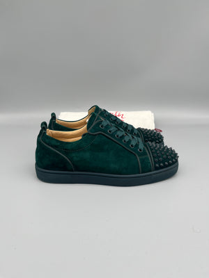 Christian Louboutin Louis Junior Spikes Sneaker Green | 40