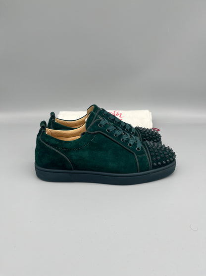 Christian Louboutin Louis Junior Spikes Sneaker Green | 40