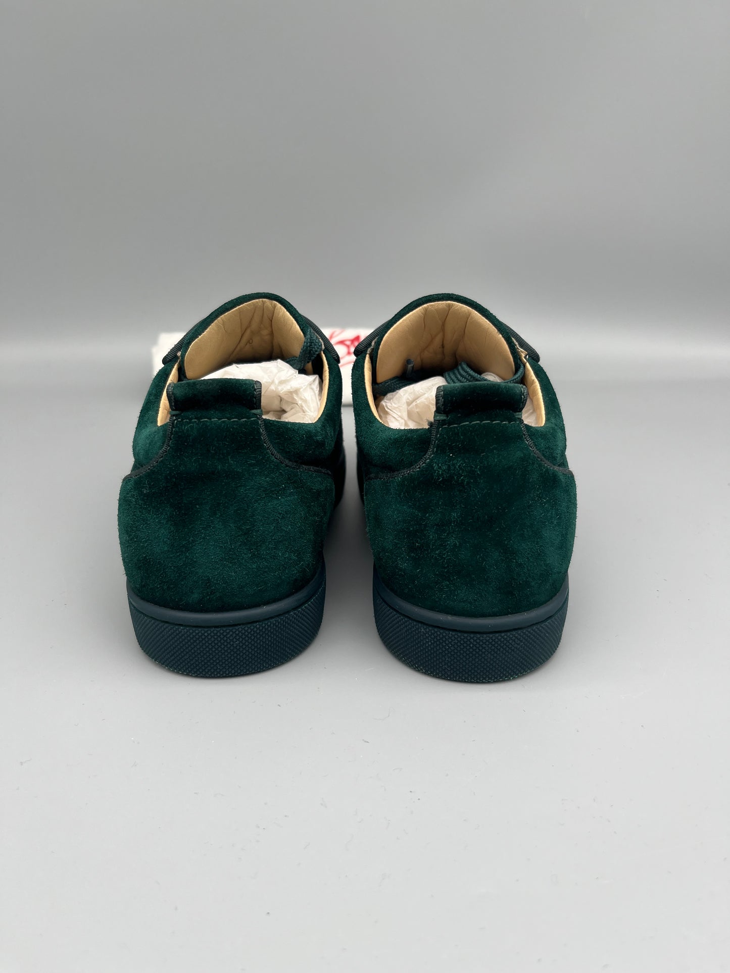 Christian Louboutin Louis Junior Spikes Sneaker Green | 40