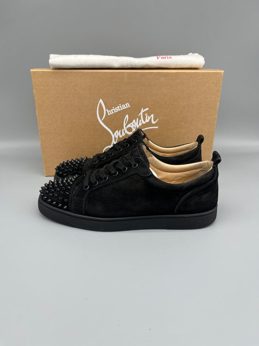 Christian Louboutin Louis Junior Spikes Sneaker Black | 41.5