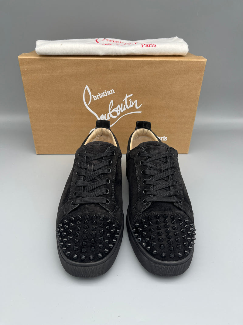 Christian Louboutin Louis Junior Spikes Sneaker Black | 41.5