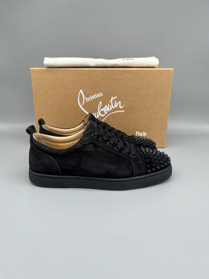 Christian Louboutin Louis Junior Spikes Sneaker Black | 41.5
