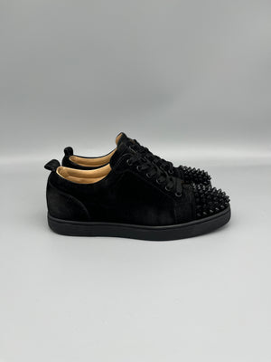 Christian Louboutin Louis Junior Spikes Sneaker Black | 40.5