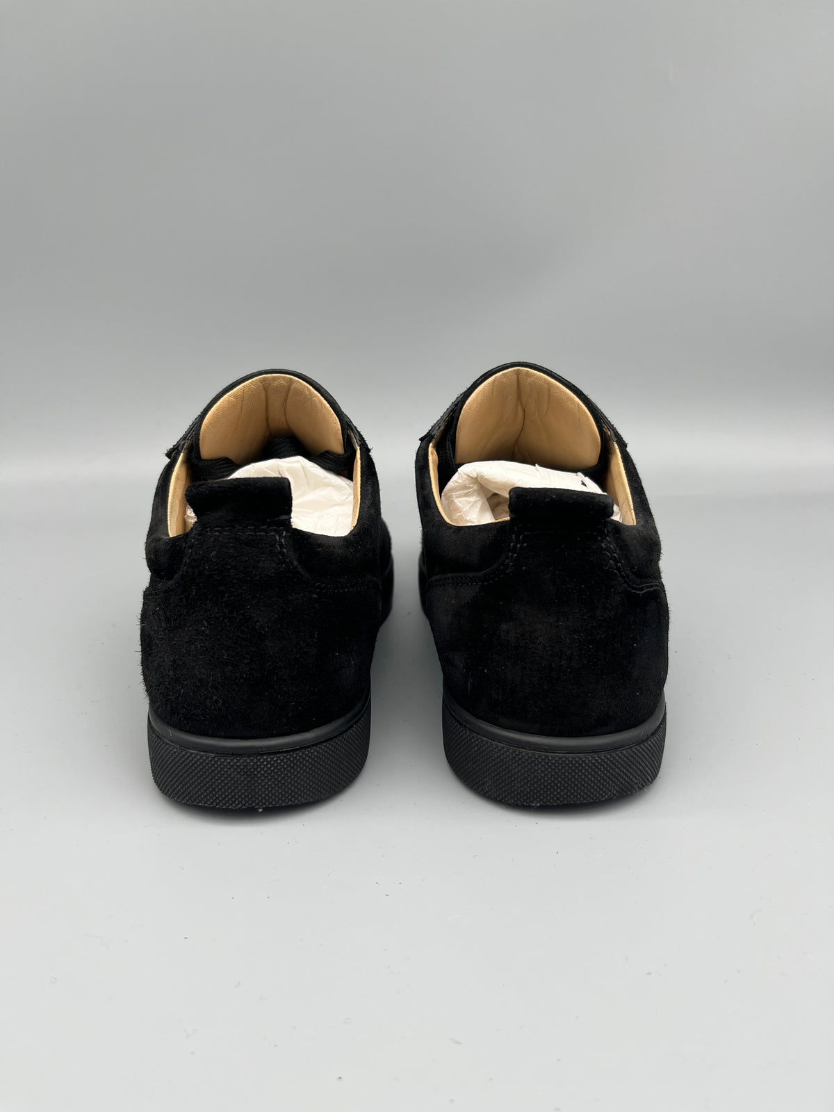 Christian Louboutin Louis Junior Spikes Sneaker Black | 40.5