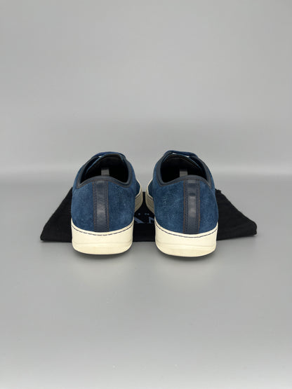 Lanvin Patent Cap Toe Sneaker Blue 39 | UK5