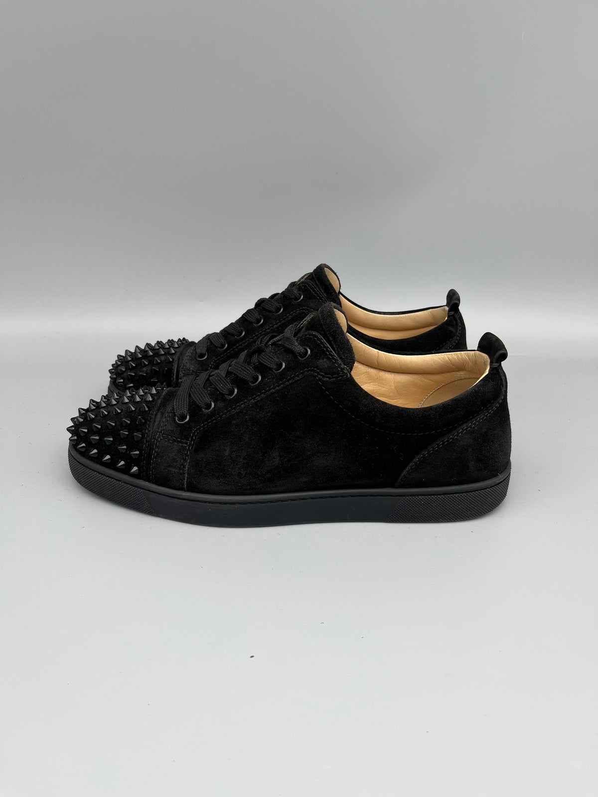 Christian Louboutin Louis Junior Spikes Sneaker Black | 42.5