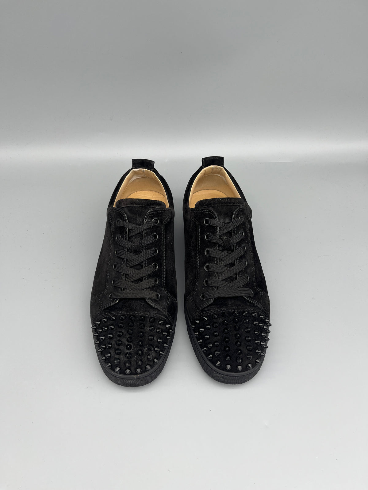 Christian Louboutin Louis Junior Spikes Sneaker Black | 42.5