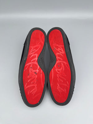 Christian Louboutin Louis Junior Spikes Sneaker Black | 44.5