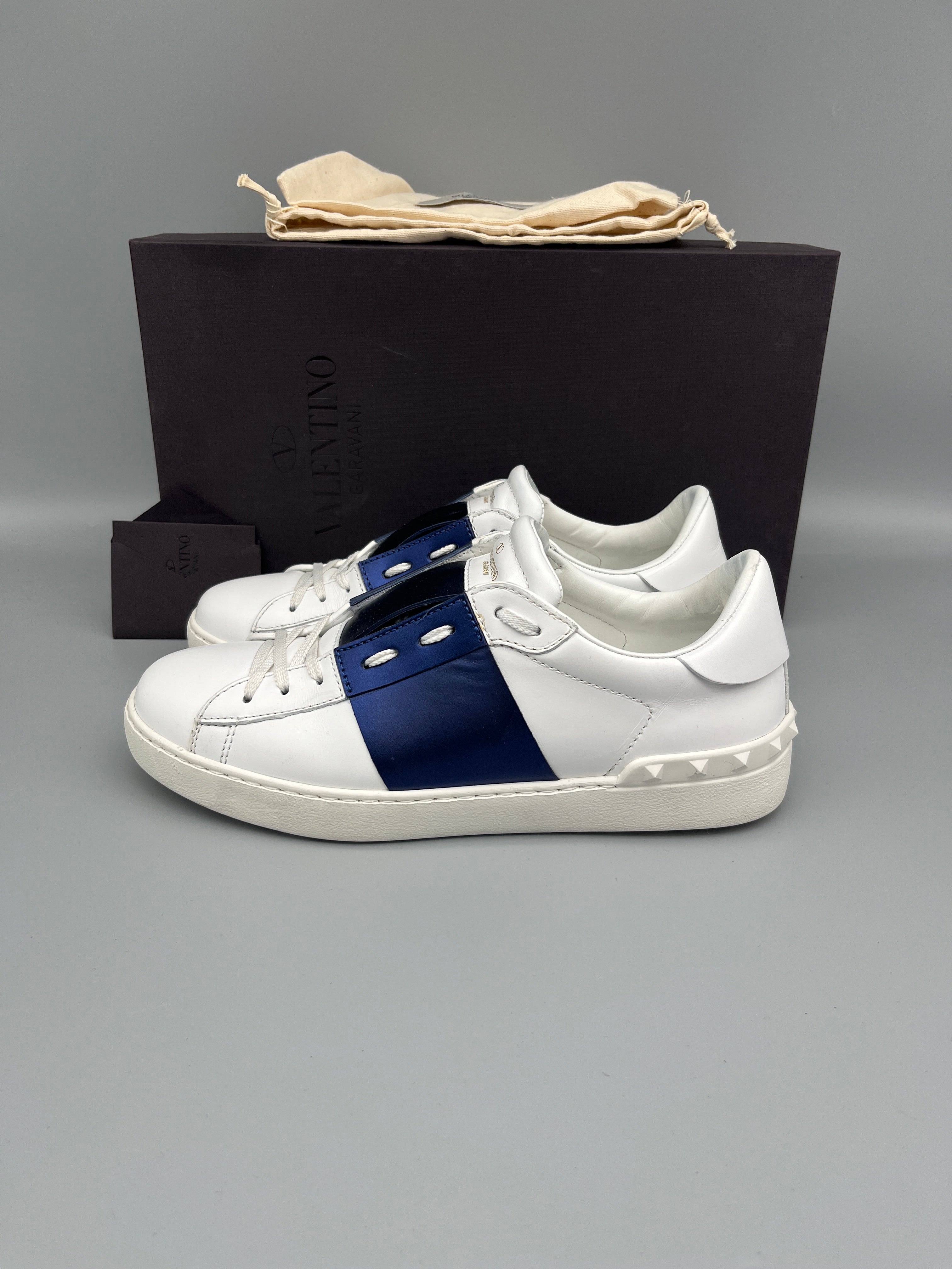 Valentino Open Sneaker Metallic Blue | 40