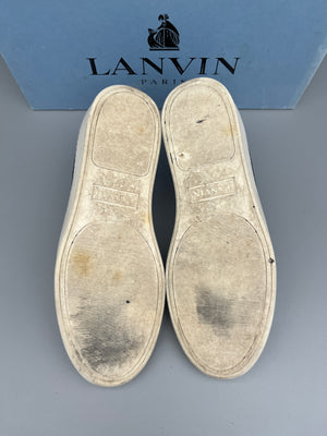 Lanvin Dbb1 Patent Cap Toe Sneaker Black | 43