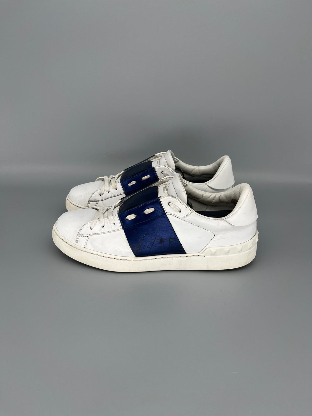 Valentino Open Sneaker Metallic Blue | 41