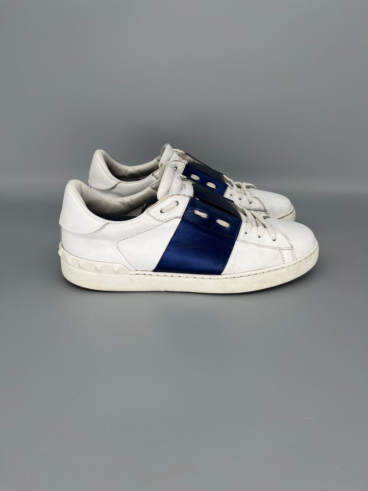 Valentino Open Sneaker Metallic Blue | 41
