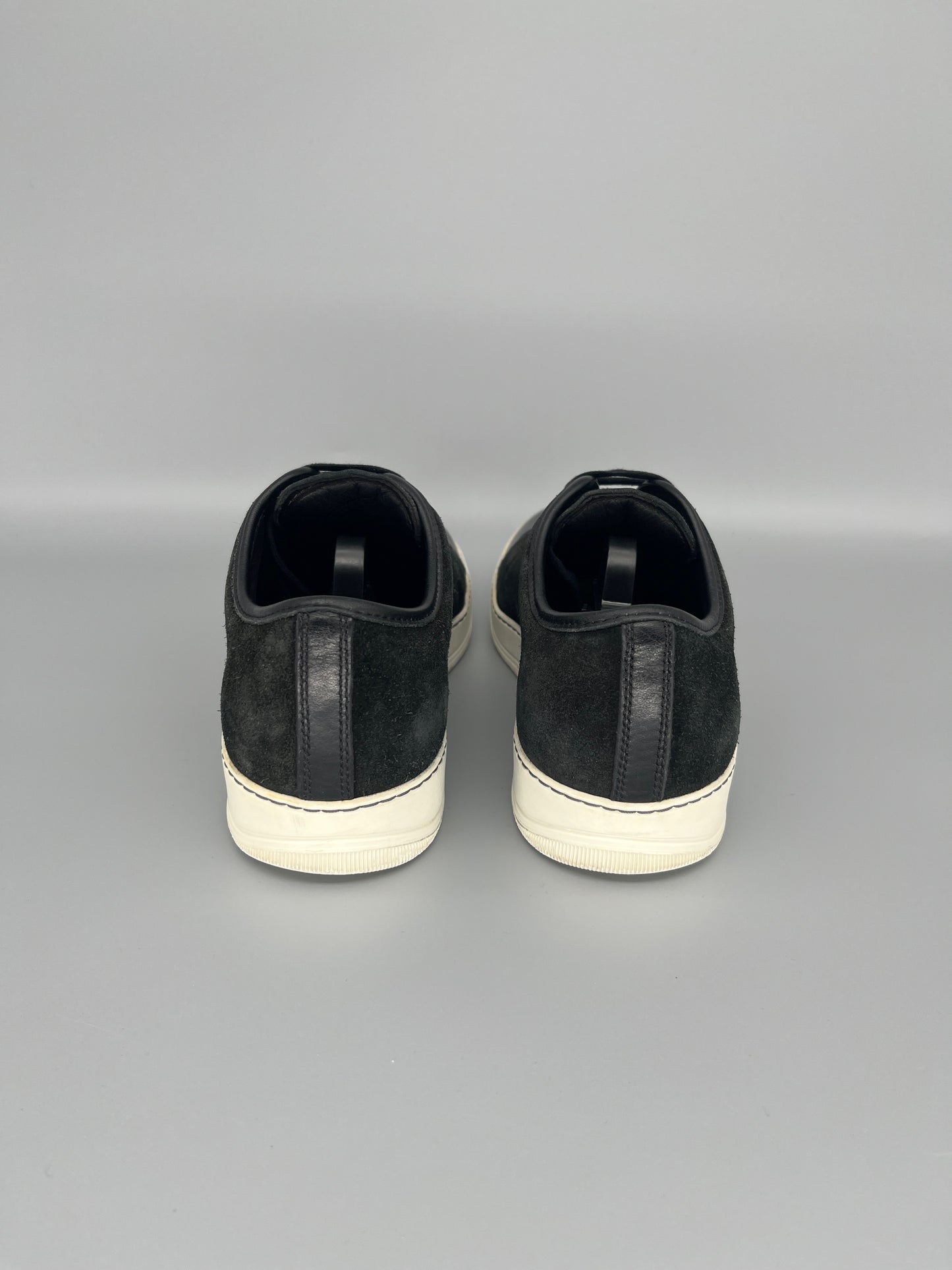 Lanvin Patent Cap Toe Sneaker Black 40 | UK6