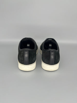 Lanvin Dbb1 Patent Cap Toe Sneaker Black | UK6