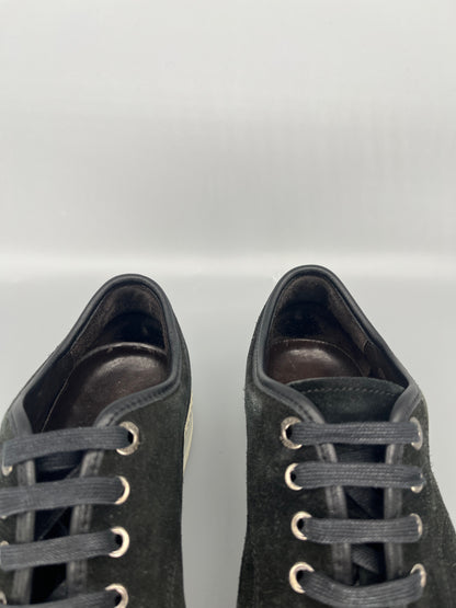 Lanvin Patent Cap Toe Sneaker Black 40 | UK6