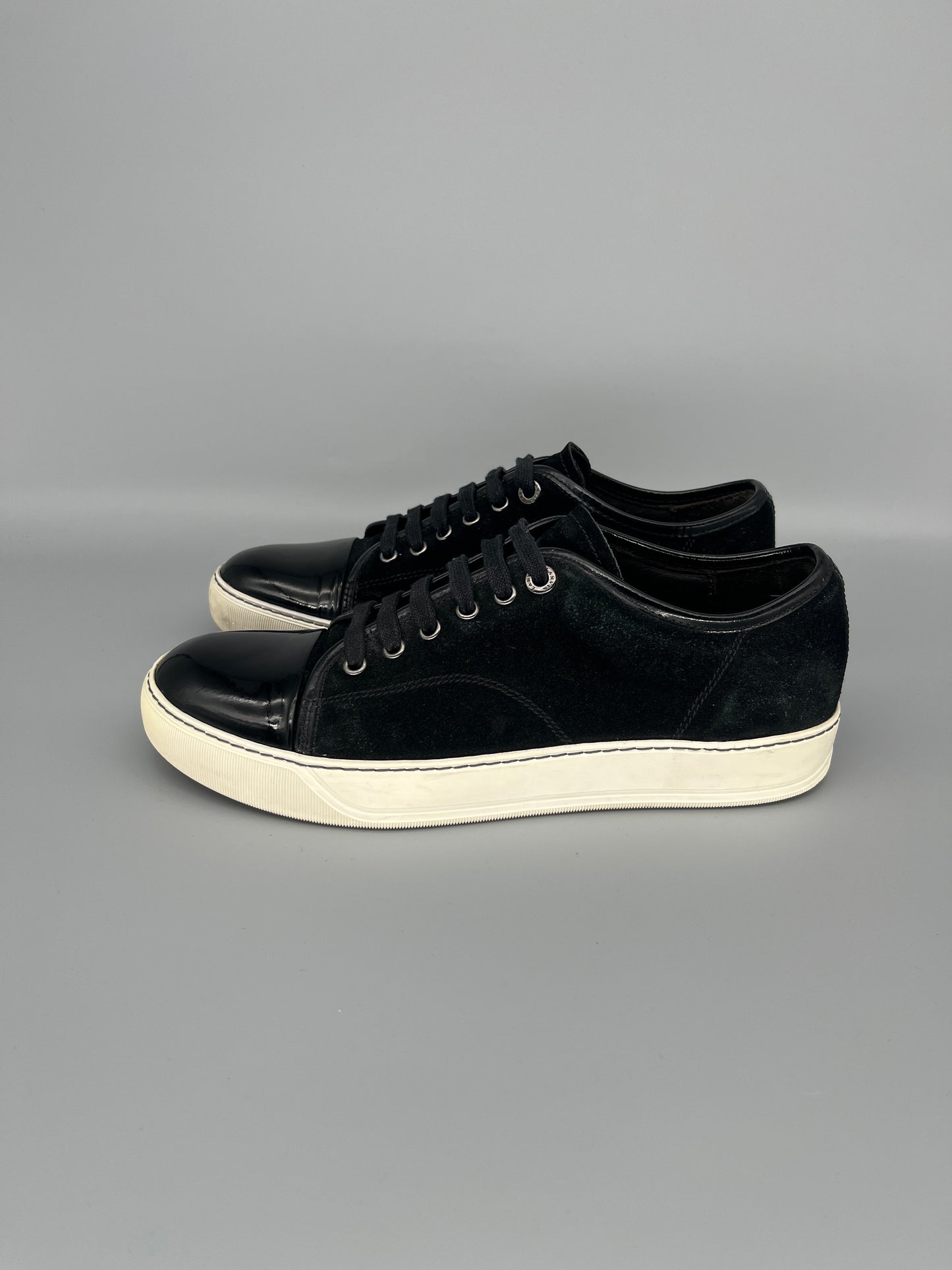 Herr | Sneakers | Lanvin | DBB1 Patent Cap Toe Sneaker Black