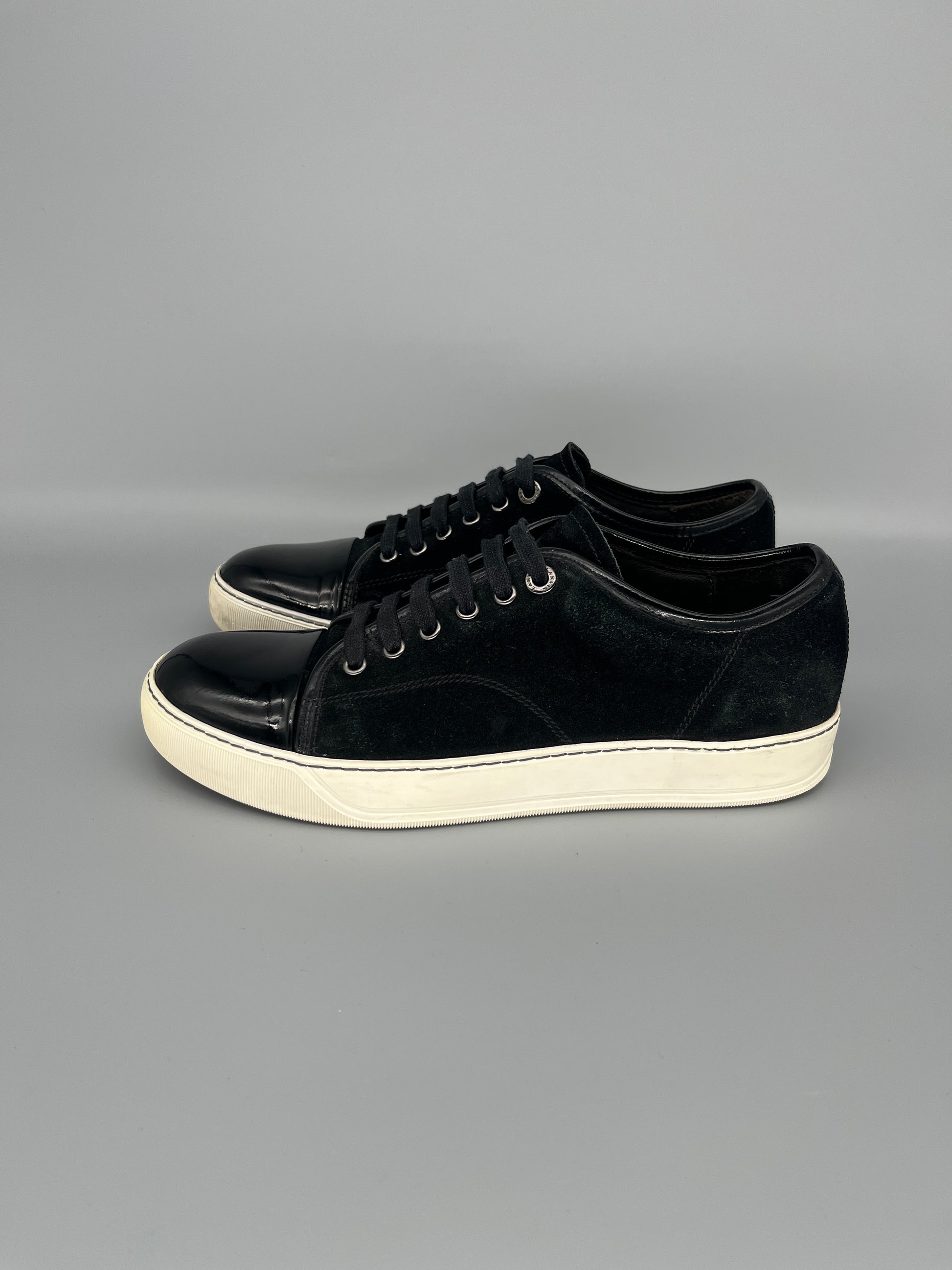 Herr | Sneakers | Lanvin | DBB1 Patent Cap Toe Sneaker Black