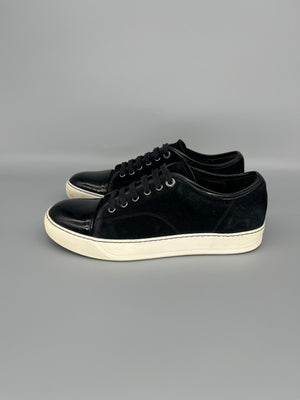 Herr | Sneakers | Lanvin | DBB1 Patent Cap Toe Sneaker Black