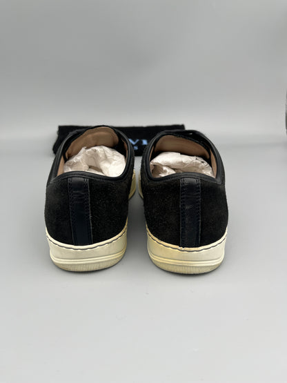 Lanvin Dbb1 Patent Cap Toe Sneaker Black | 41