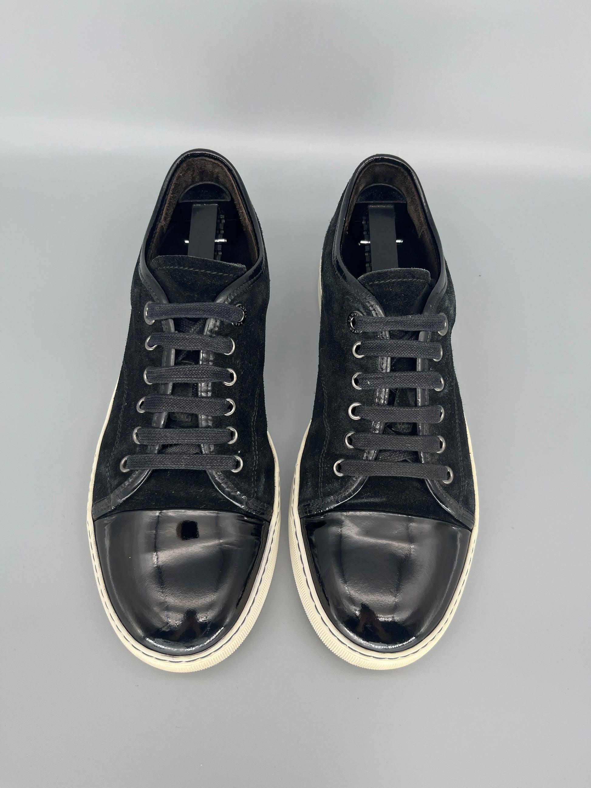 Herr | Sneakers | Lanvin | DBB1 Patent Cap Toe Sneaker Black
