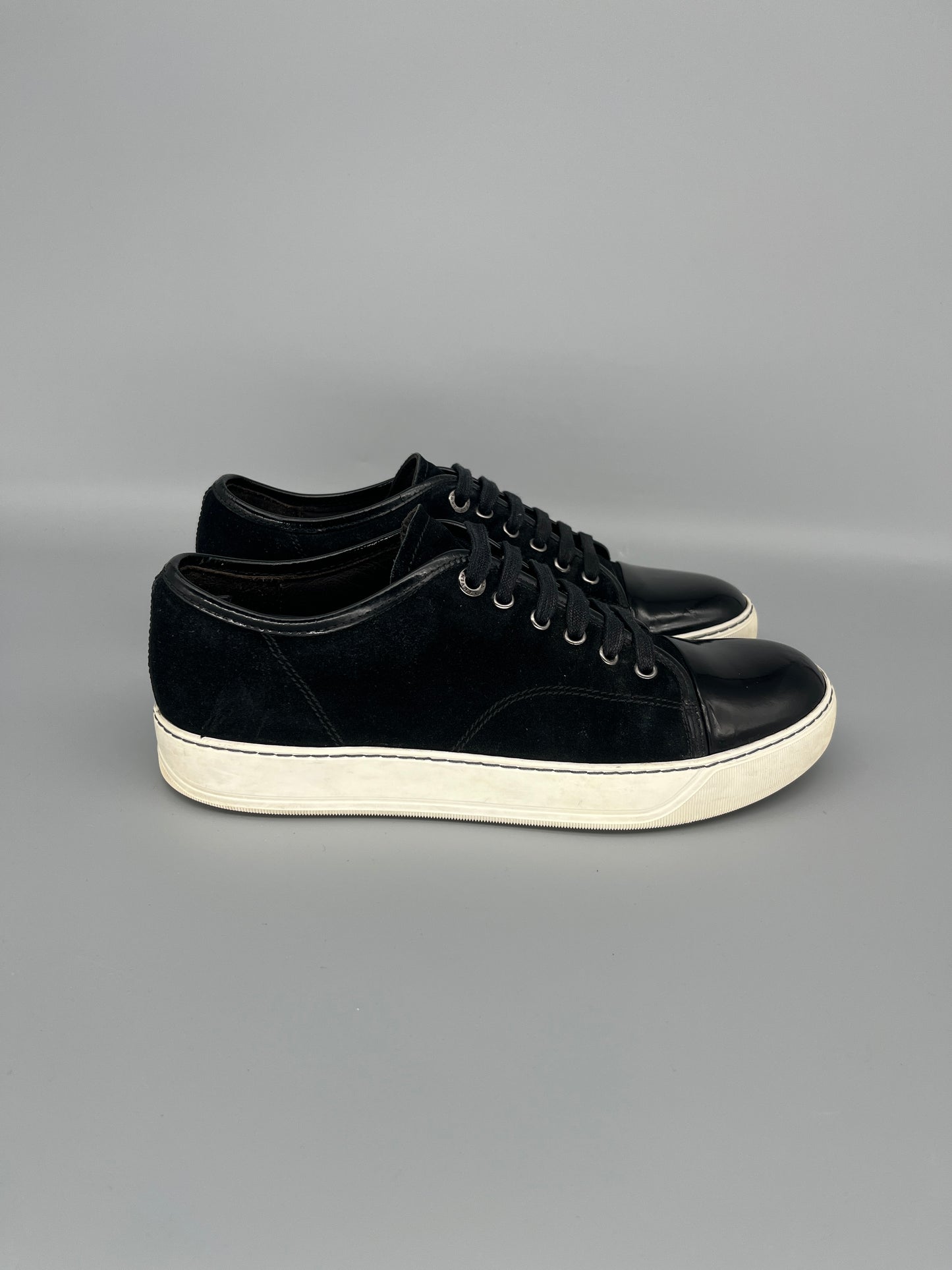 Herr | Sneakers | Lanvin | DBB1 Patent Cap Toe Sneaker Black