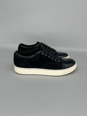 Herr | Sneakers | Lanvin | DBB1 Patent Cap Toe Sneaker Black