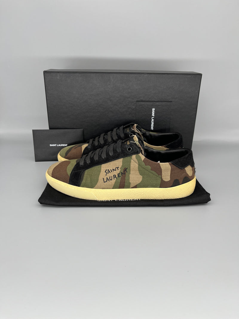 Saint Laurent SL/06 Court Sneaker Camo  | 42.5