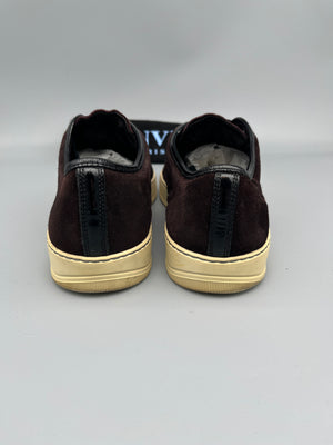 Lanvin Dbb1 Patent Cap Toe Sneaker Burgundy | 46