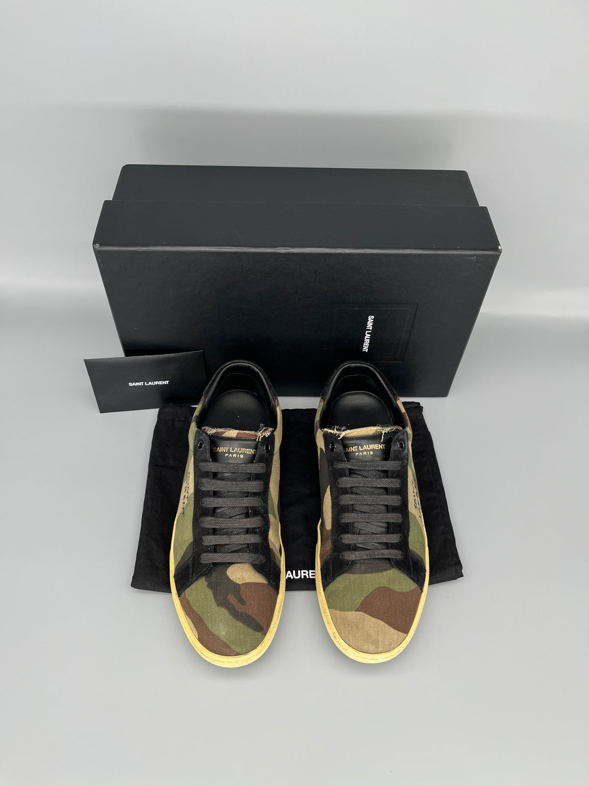 Saint Laurent SL/06 Court Sneaker Camo  | 42.5