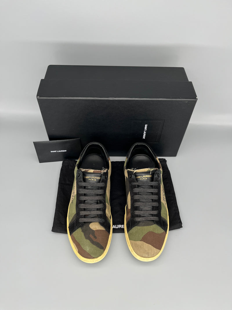 Saint Laurent SL/06 Court Sneaker Camo  | 42.5