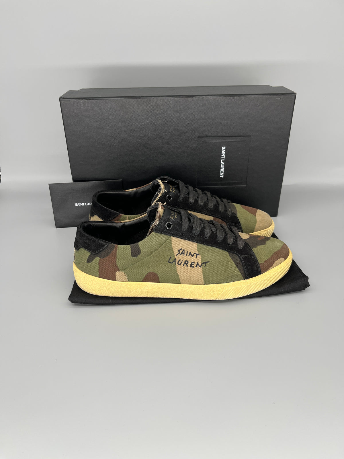 Saint Laurent SL/06 Court Sneaker Camo  | 42.5
