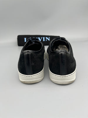 Lanvin Dbb1 Patent Cap Toe Sneaker Black | 43