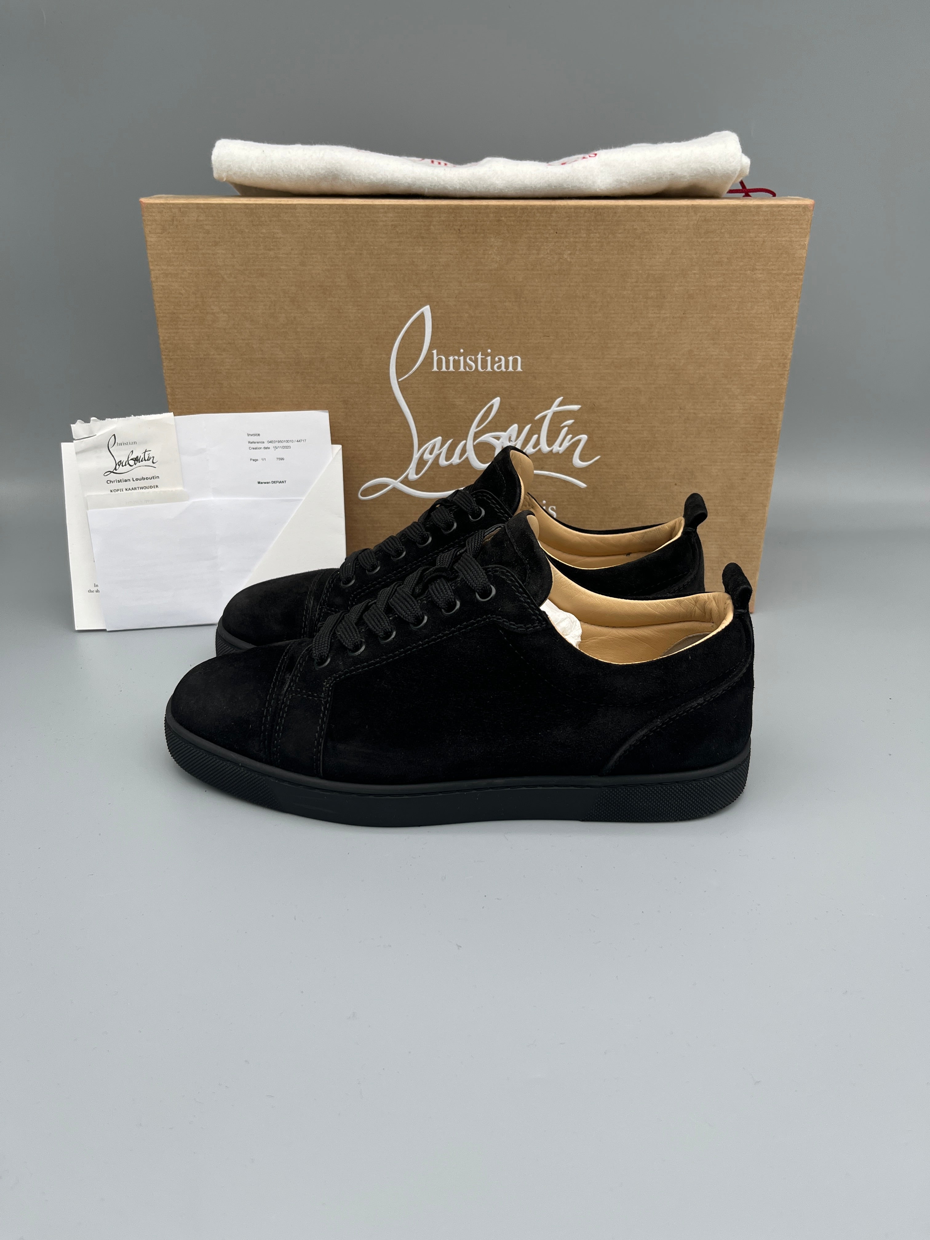 Christian Louboutin Louis Junior Sneaker Black | 40