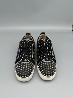 Christian Louboutin Louis Junior Spikes Sneaker Jacquard | 42