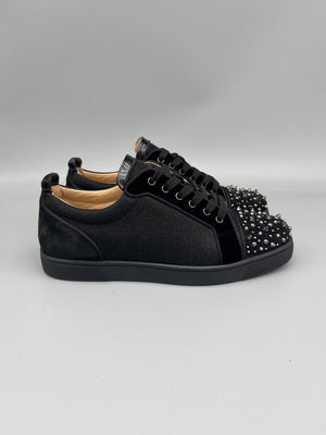 Christian Louboutin Louis Junior Spikes Sneaker Black | 44