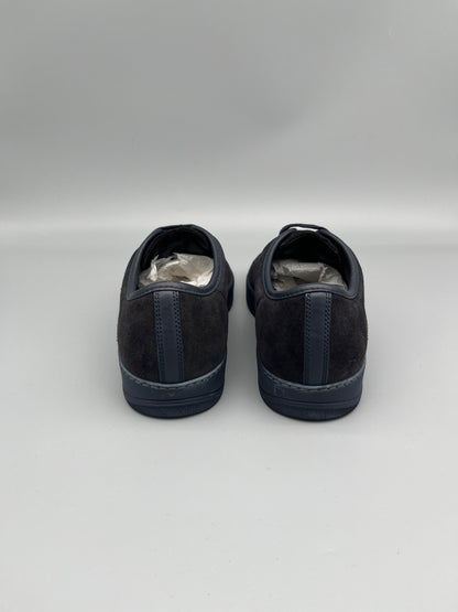 Lanvin Dbb1 Patent Cap Toe Sneaker Navy | 44