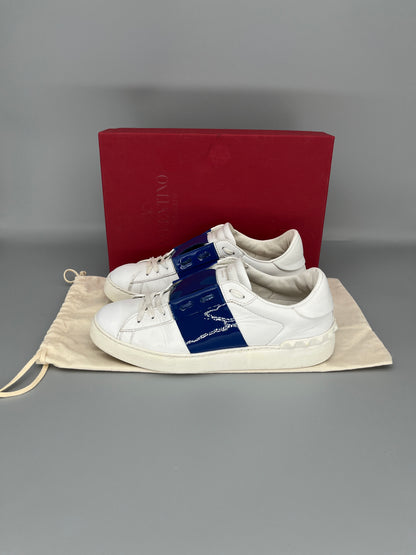 Valentino Open Sneaker Patent Blue | 39