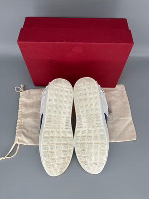 Valentino Open Sneaker Patent Blue | 39