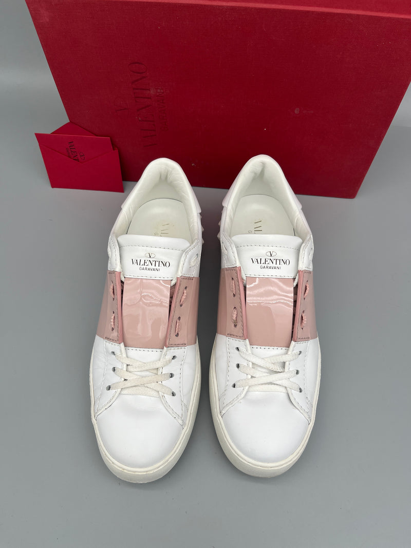Valentino Open Sneaker Patent Pink | 38