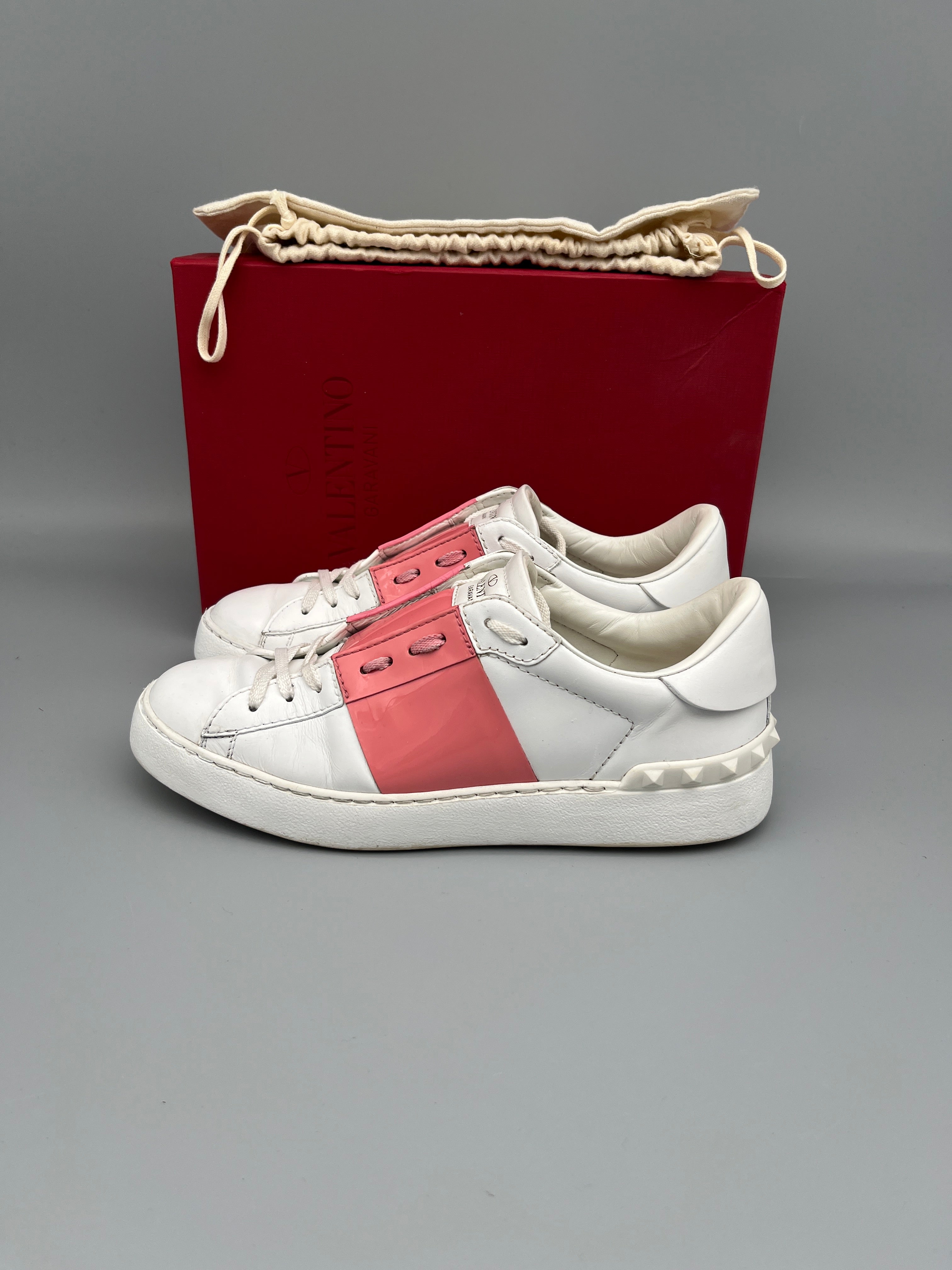 Valentino Open Sneaker Patent Pink | 39