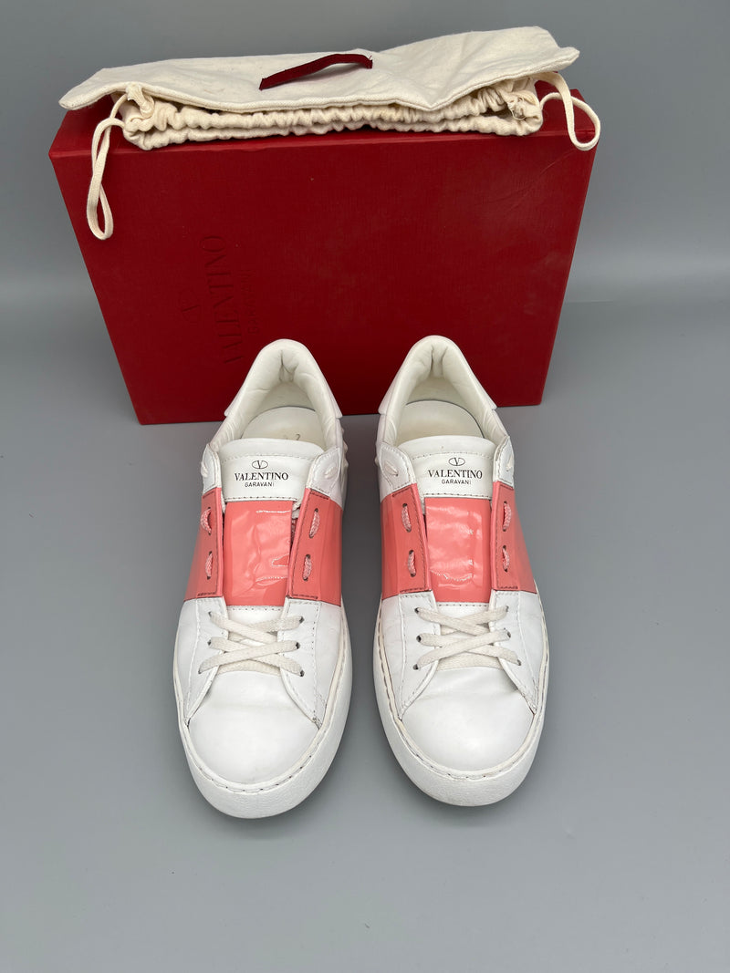 Valentino Open Sneaker Patent Pink | 39