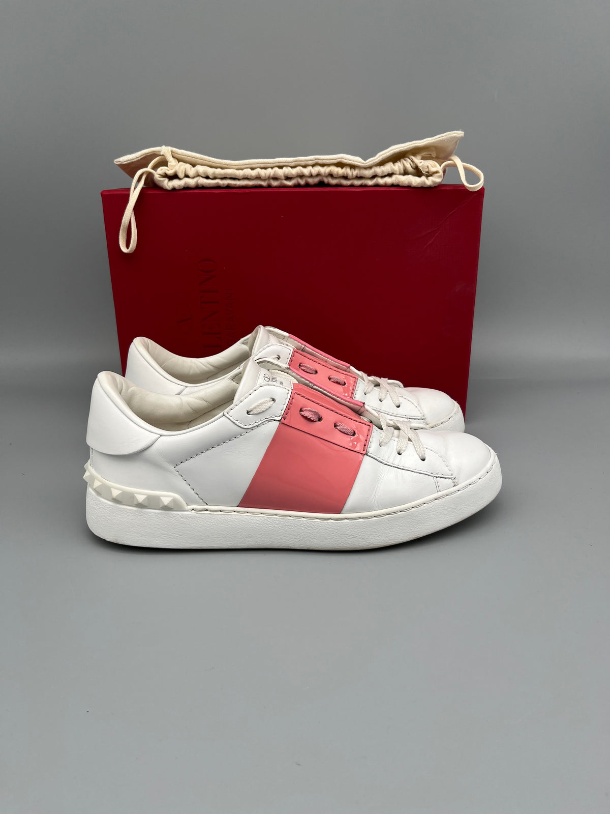 Valentino Open Sneaker Patent Pink | 39