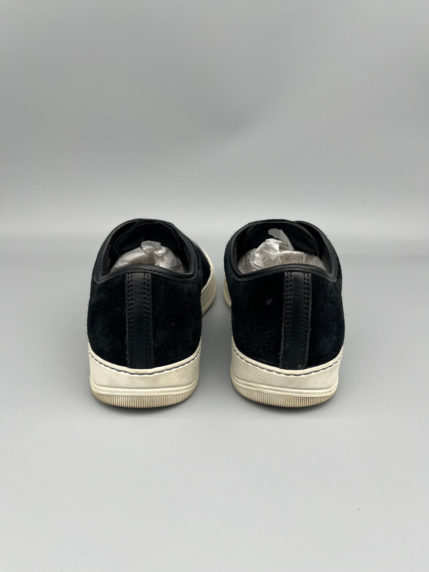 Lanvin Dbb1 Patent Cap Toe Sneaker Black | 42