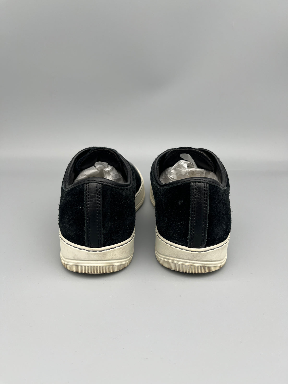 Lanvin Dbb1 Patent Cap Toe Sneaker Black | 42